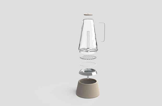 coffee maker-moka pot 3D print model