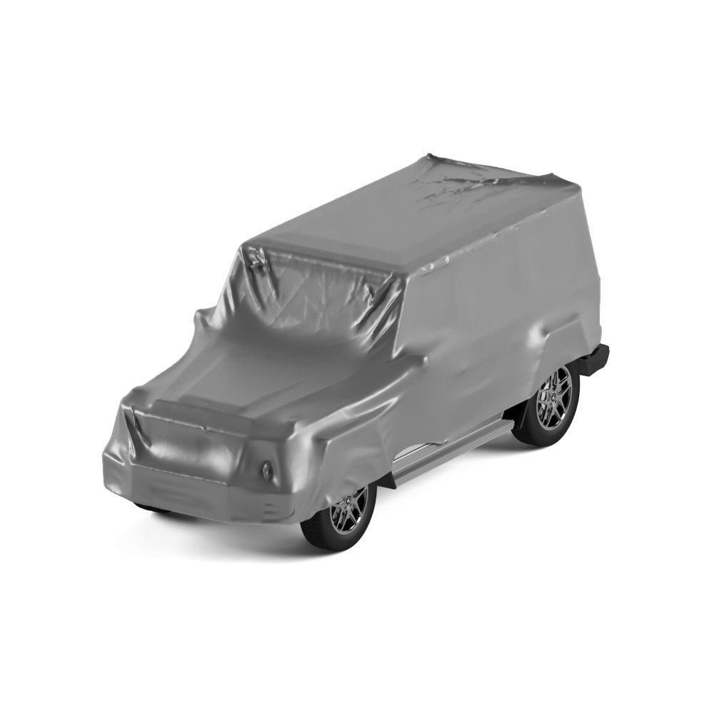 Car cover 3D model_16