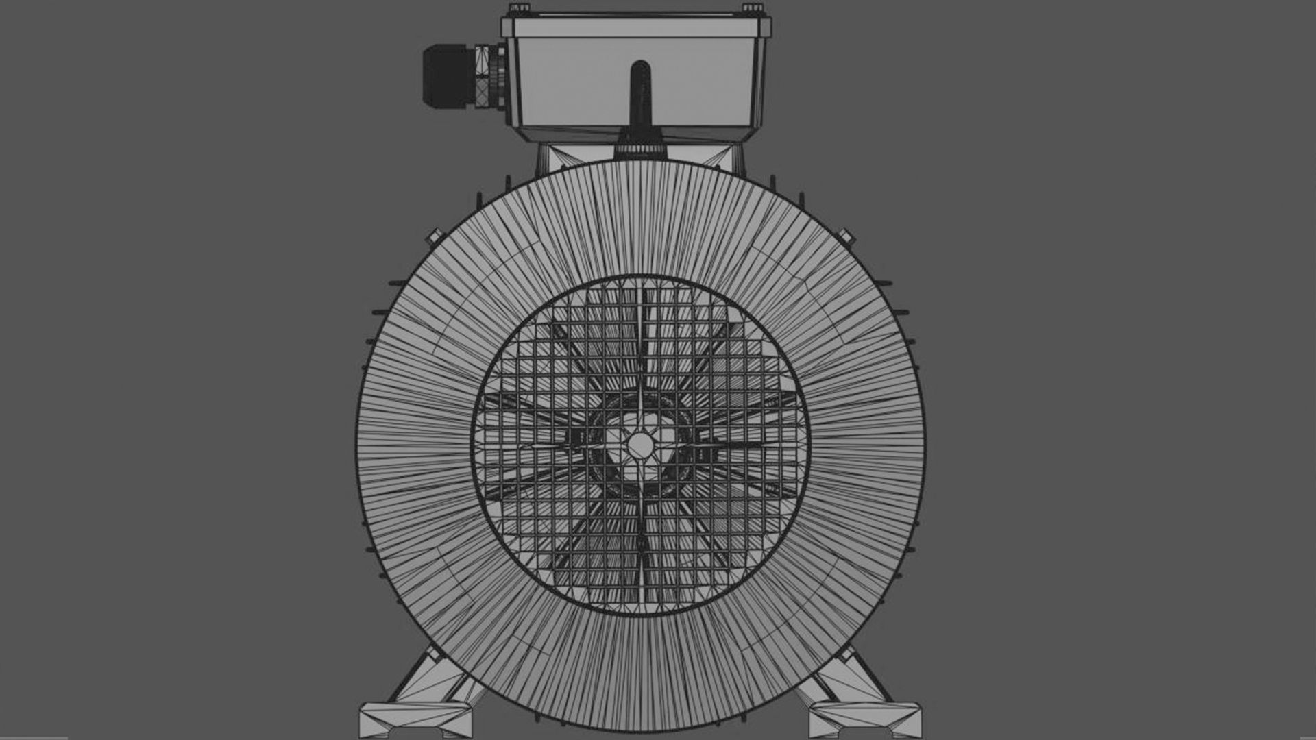 Electric motor 6 pcs 3D Model Collection_31
