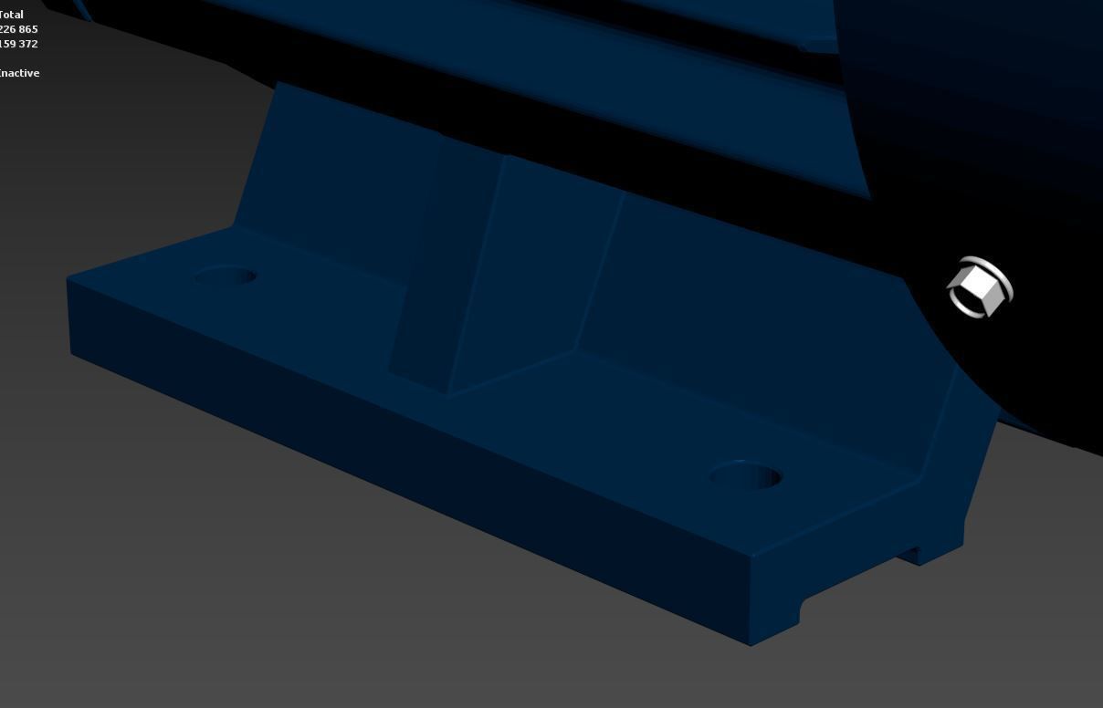 Electric motor 6 pcs 3D Model Collection_24