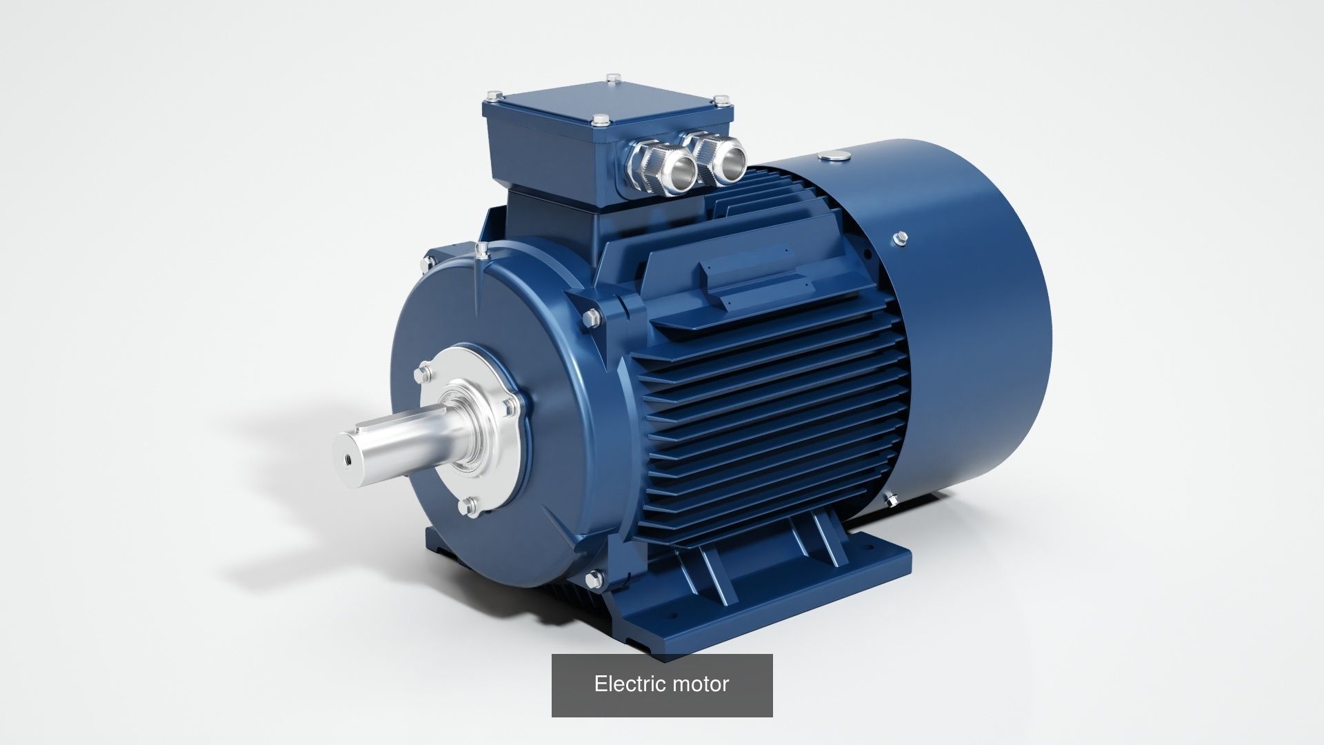 Electric motor 6 pcs 3D Model Collection_7