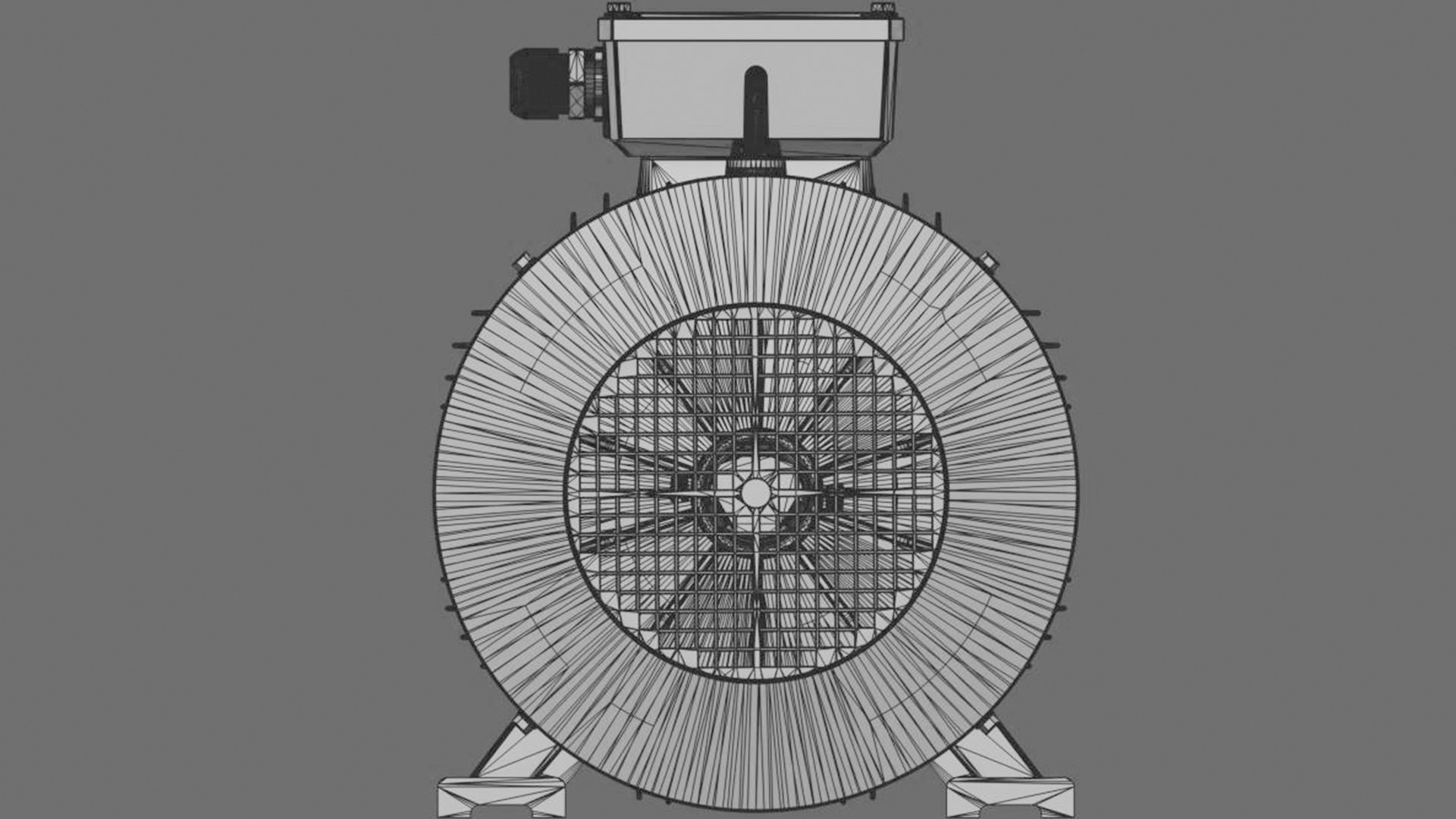 Electric motor 6 pcs 3D Model Collection_32