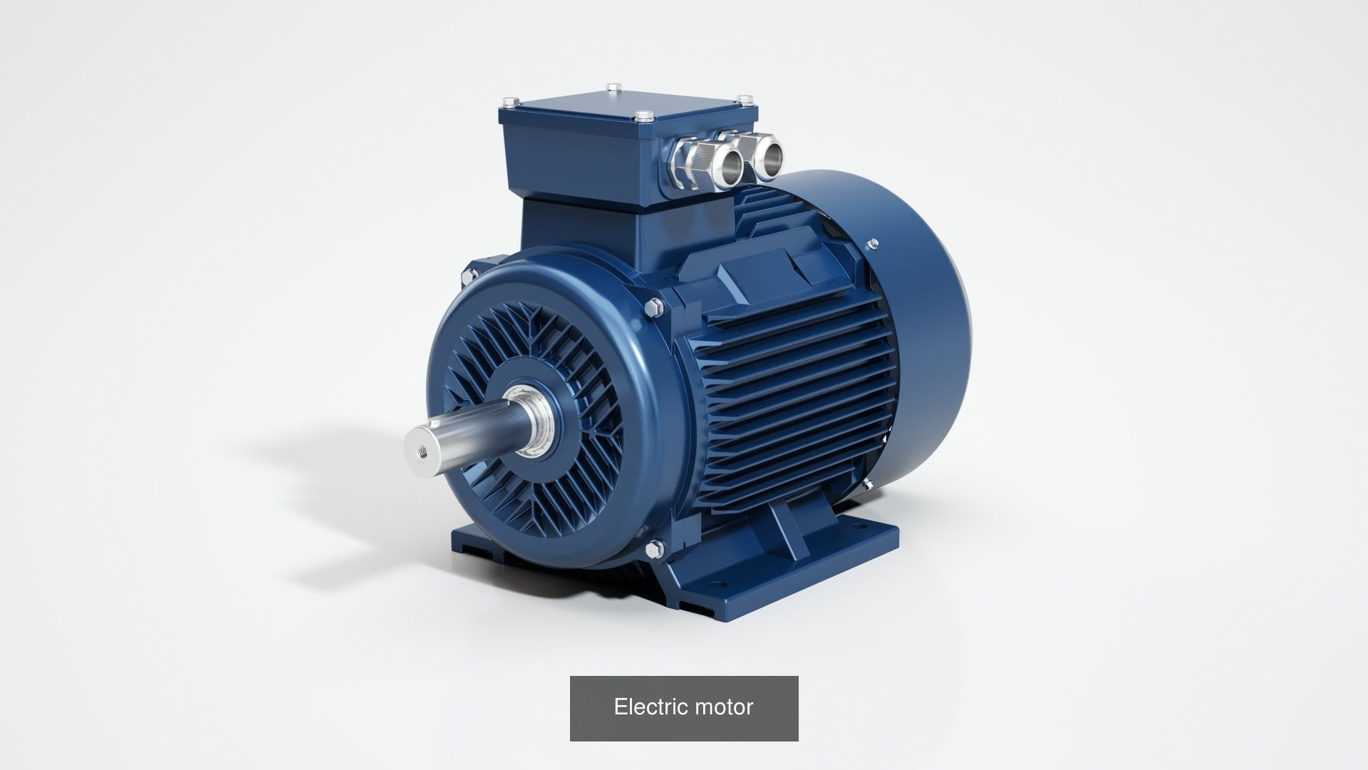 Electric motor 6 pcs 3D Model Collection_5
