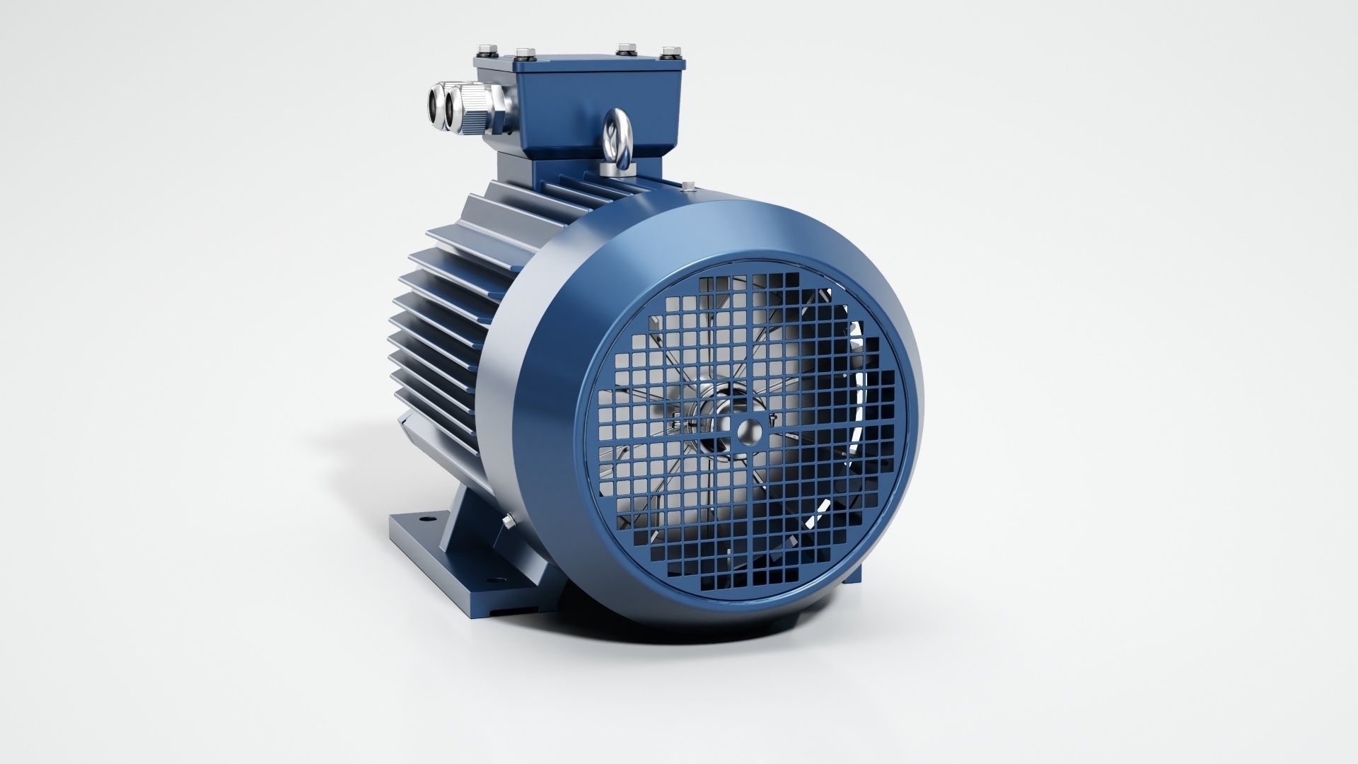 Electric motor 6 pcs 3D Model Collection_37