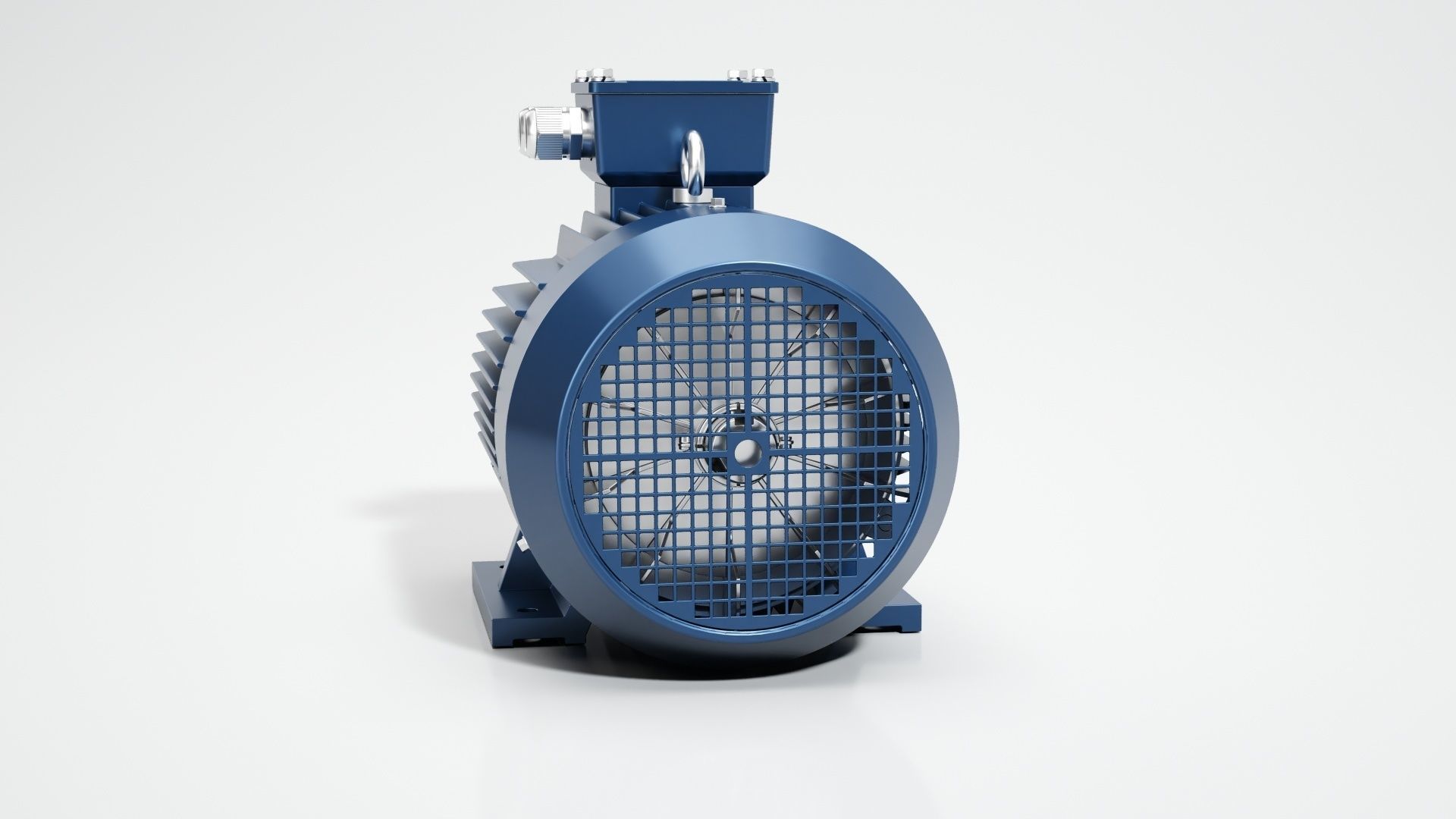 Electric motor 6 pcs 3D Model Collection_43