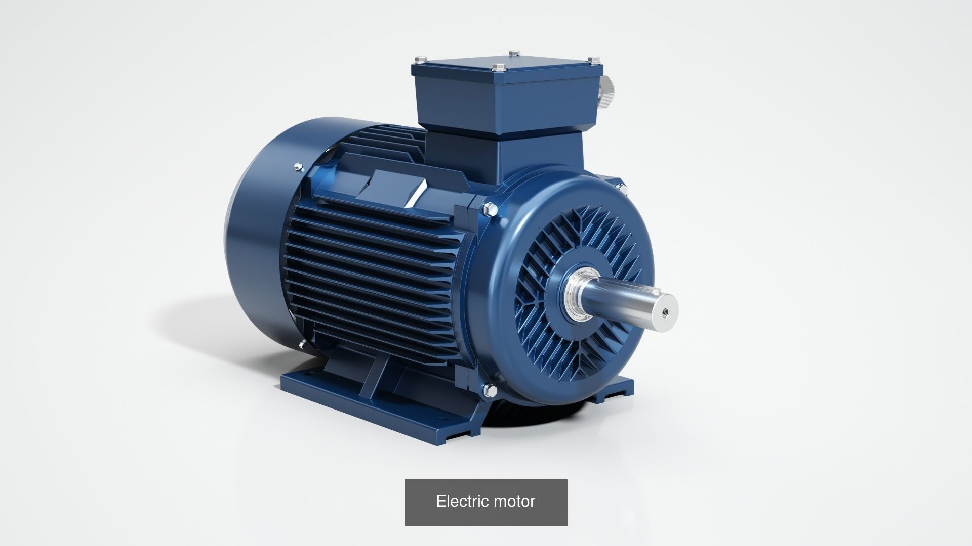 Electric motor 6 pcs 3D Model Collection_4
