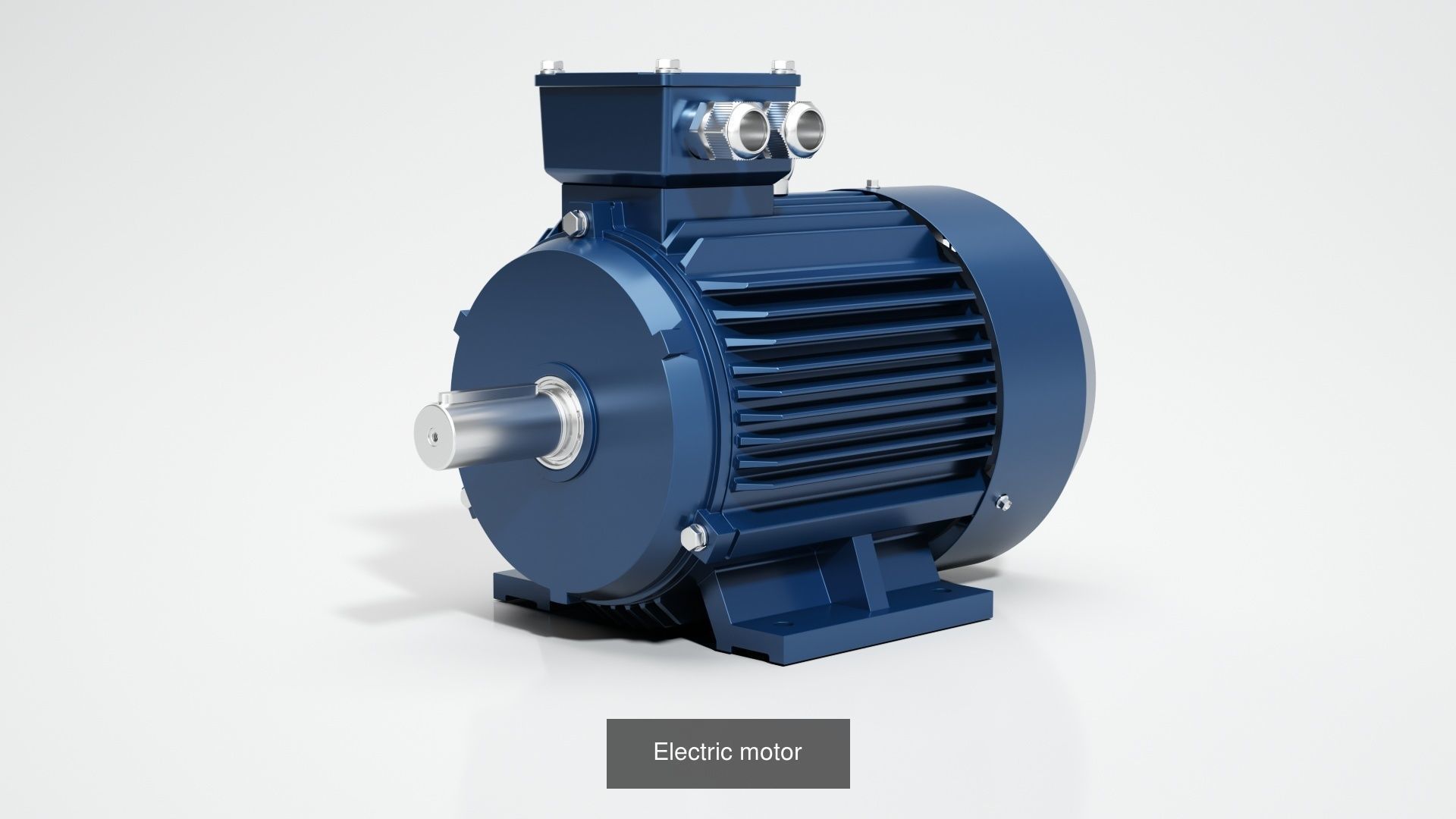 Electric motor 6 pcs 3D Model Collection_3