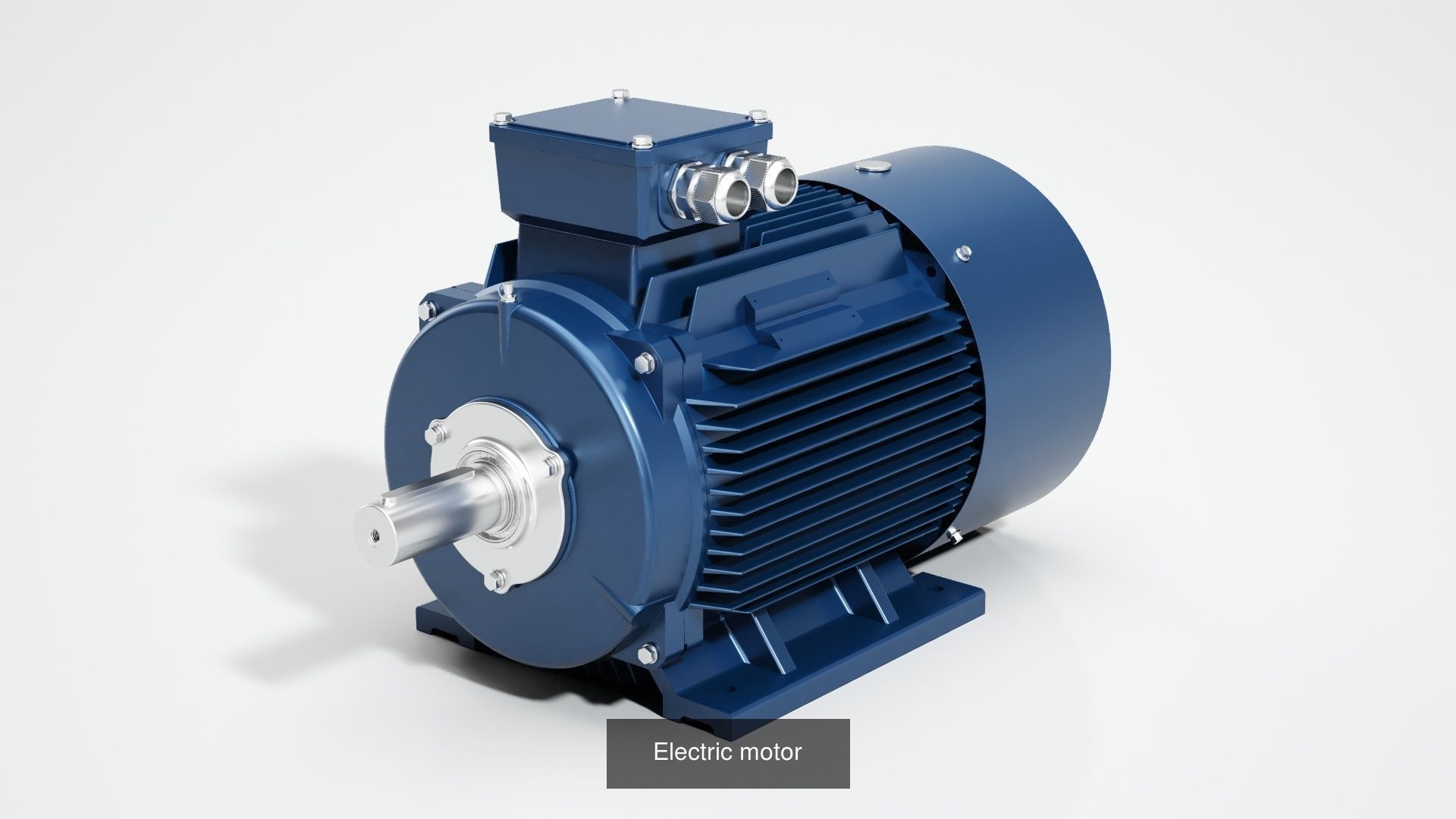 Electric motor 6 pcs 3D Model Collection_6