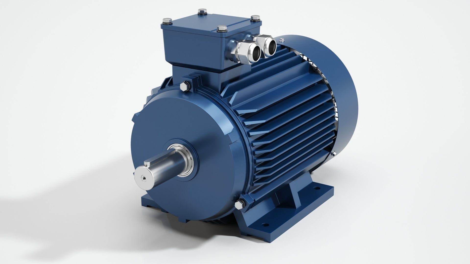 Electric motor 6 pcs 3D Model Collection_40