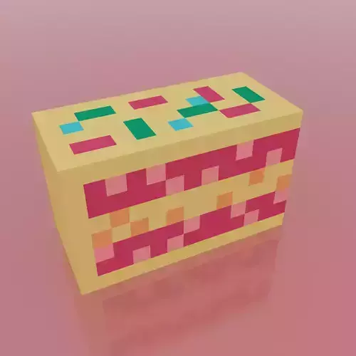 Cake Slice 6 Voxel 