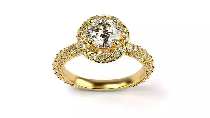 Moissanite Cordoba Diamond Ring All Sizes
