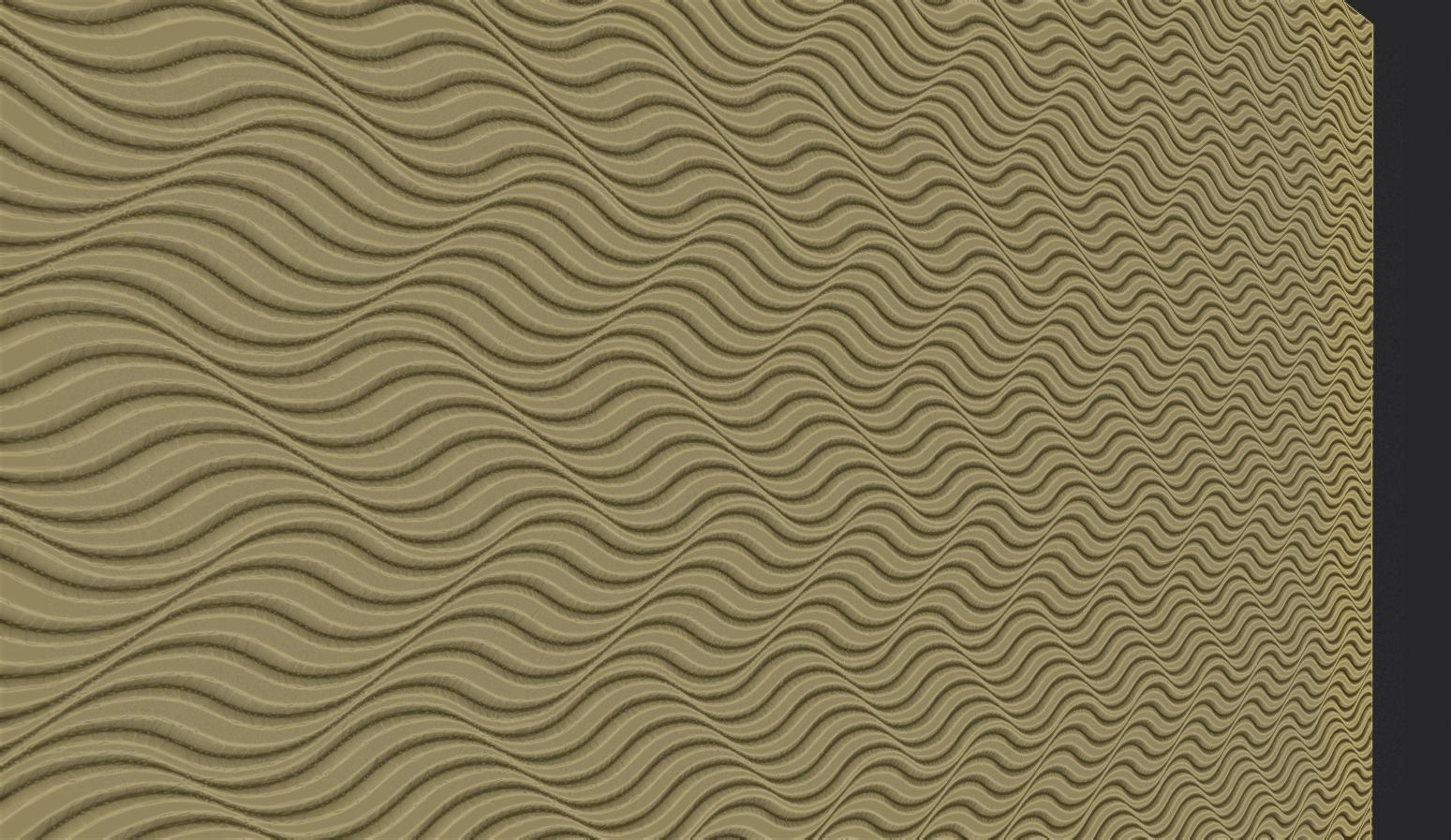 Waving Wall Panel 3D print model_5