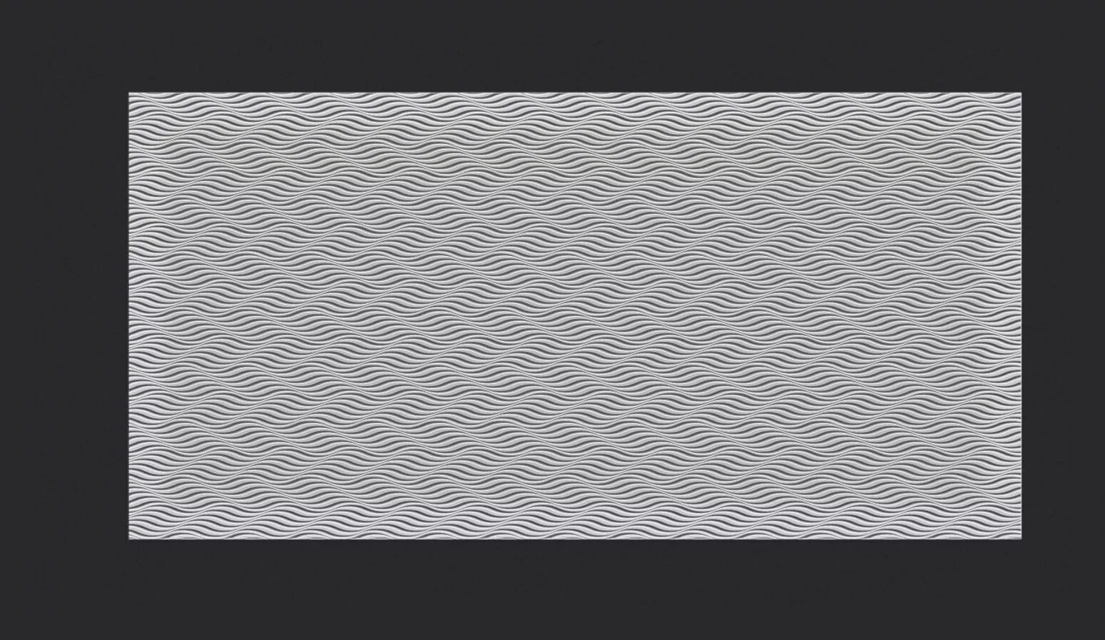 Waving Wall Panel 3D print model