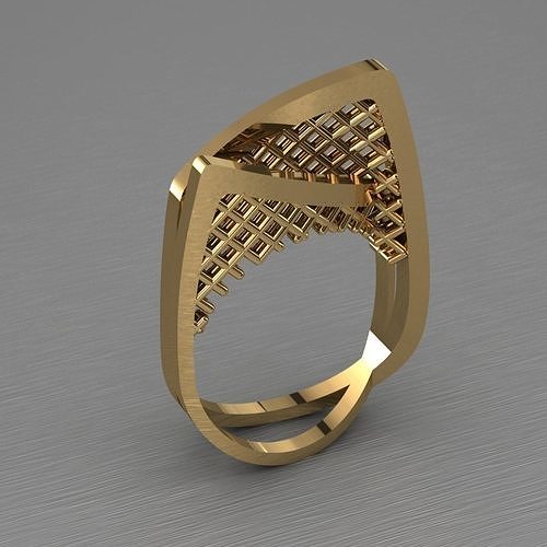 fashion ring 3D print model