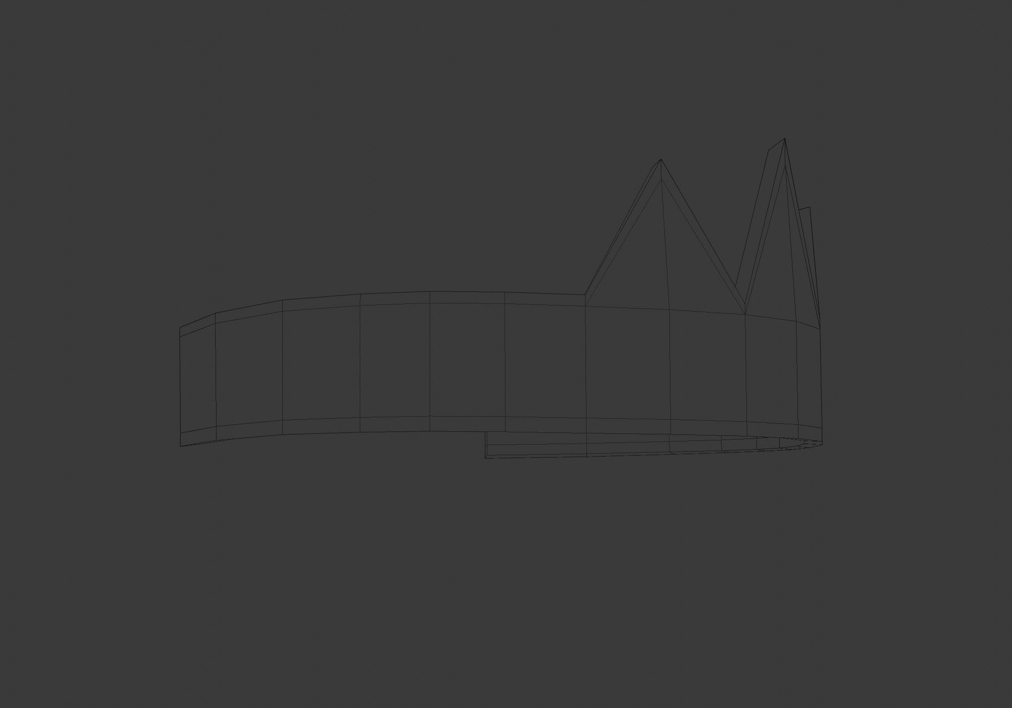 purple shiny crown Low-poly 3D model_10