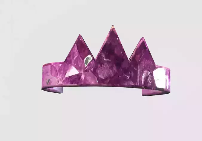 purple shiny crown