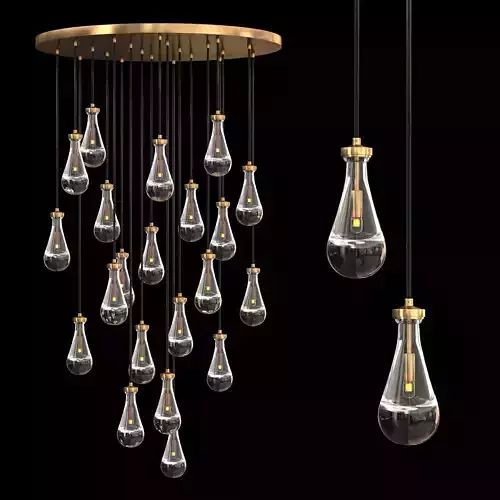 RAIN ROUND CHANDELIER 47