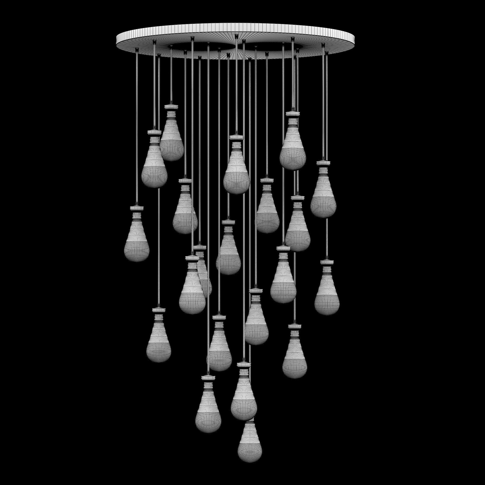 RAIN ROUND CHANDELIER 47 3D model_6