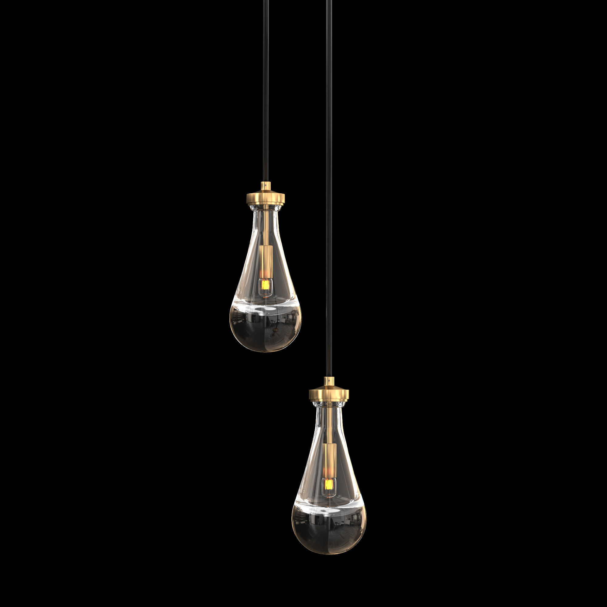 RAIN ROUND CHANDELIER 47 3D model_4