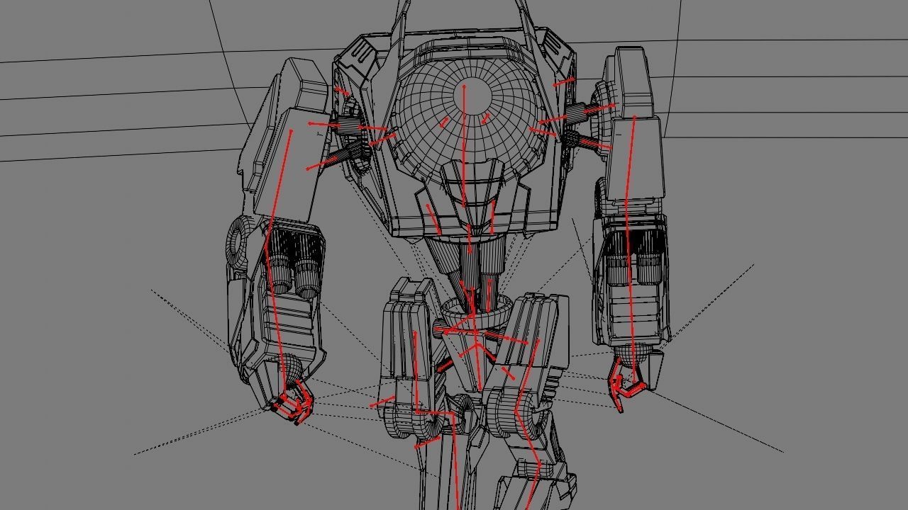 Battle Droid rigged 3D model_27