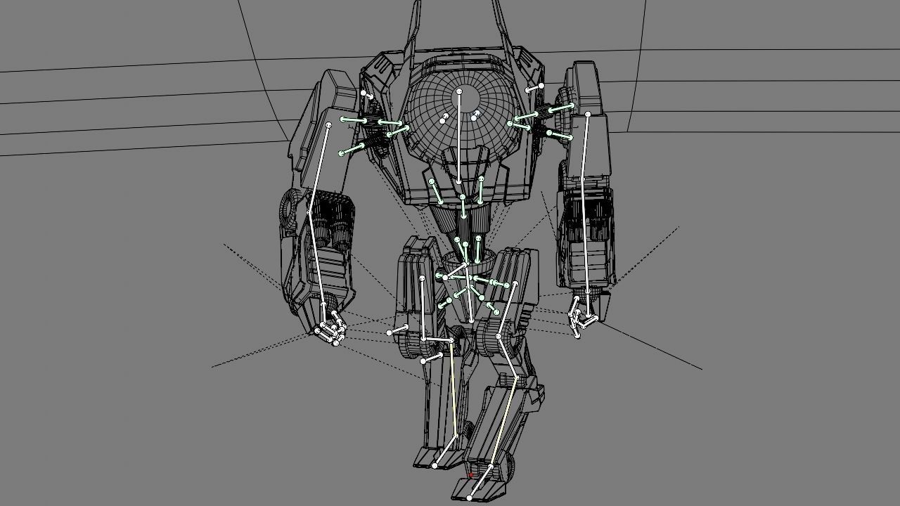 Battle Droid rigged 3D model_28