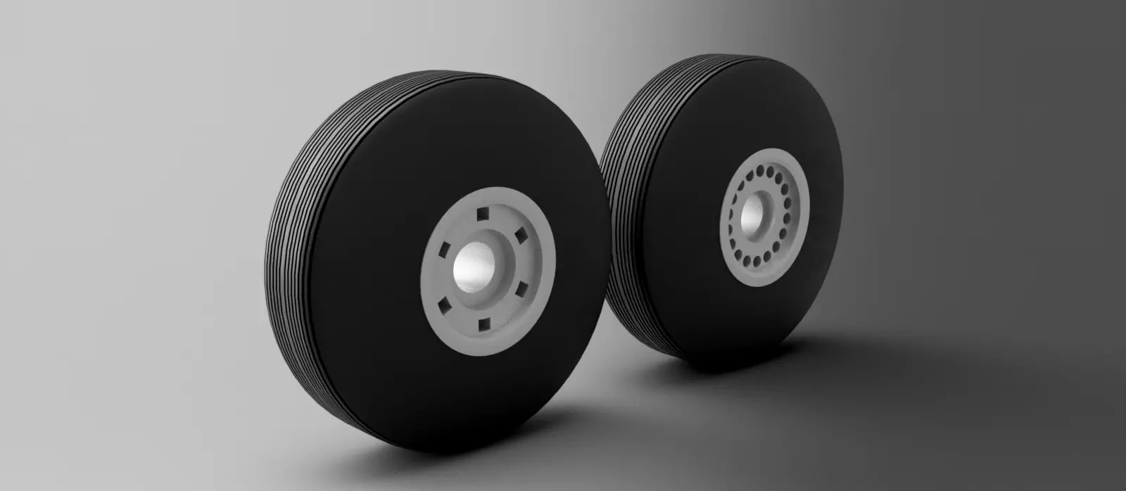 Air jet wheels 1 and 2 3D model