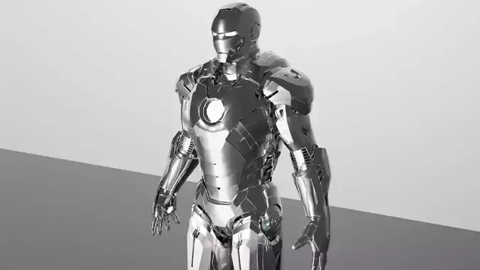 iron man mark 2 Low-poly 3D model