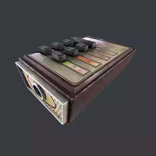 Old Remote controller Low-poly 3D model