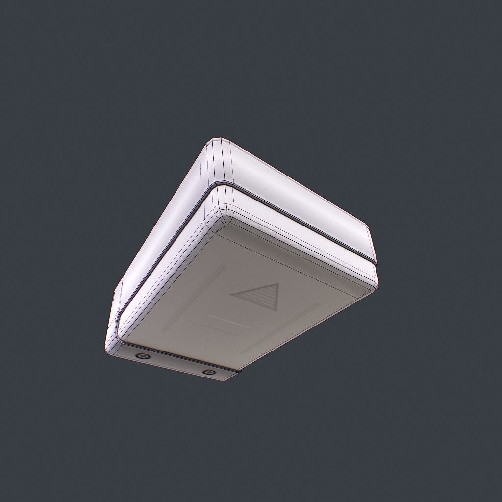 Old Remote controller Low-poly 3D model_21