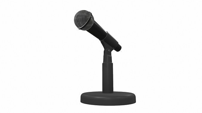 Microphone stand 1 3D model