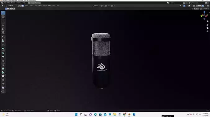 Microphone 3d model apple speaker