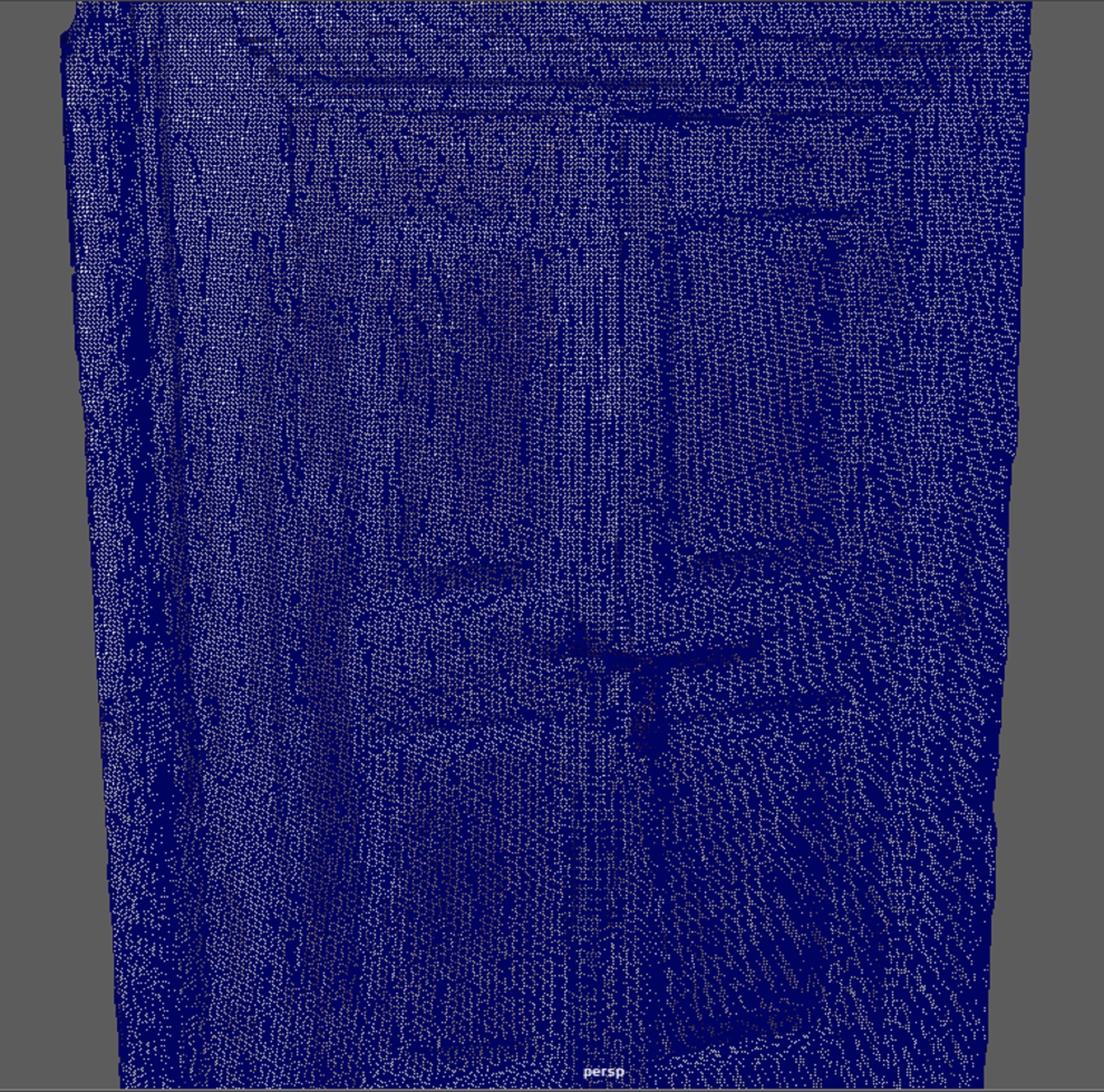 Ancient wooden doors 3D model_3
