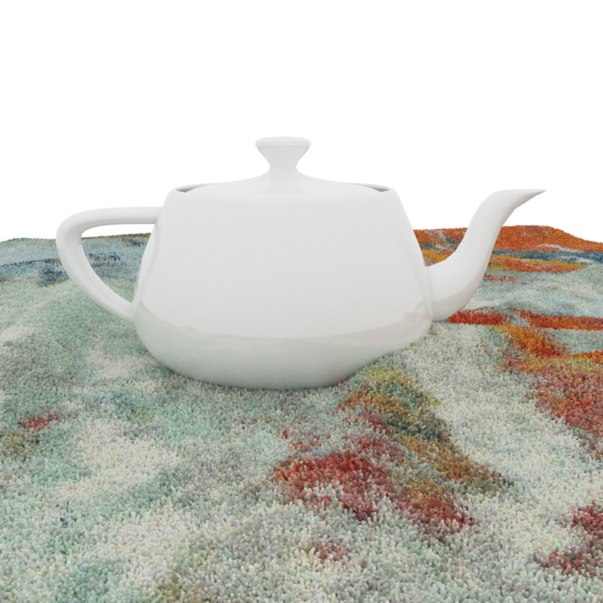 Rugs No 654 Low-poly 3D model_8