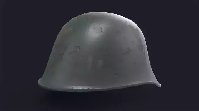 WW2 German Stahlhelm Low-poly 3D model