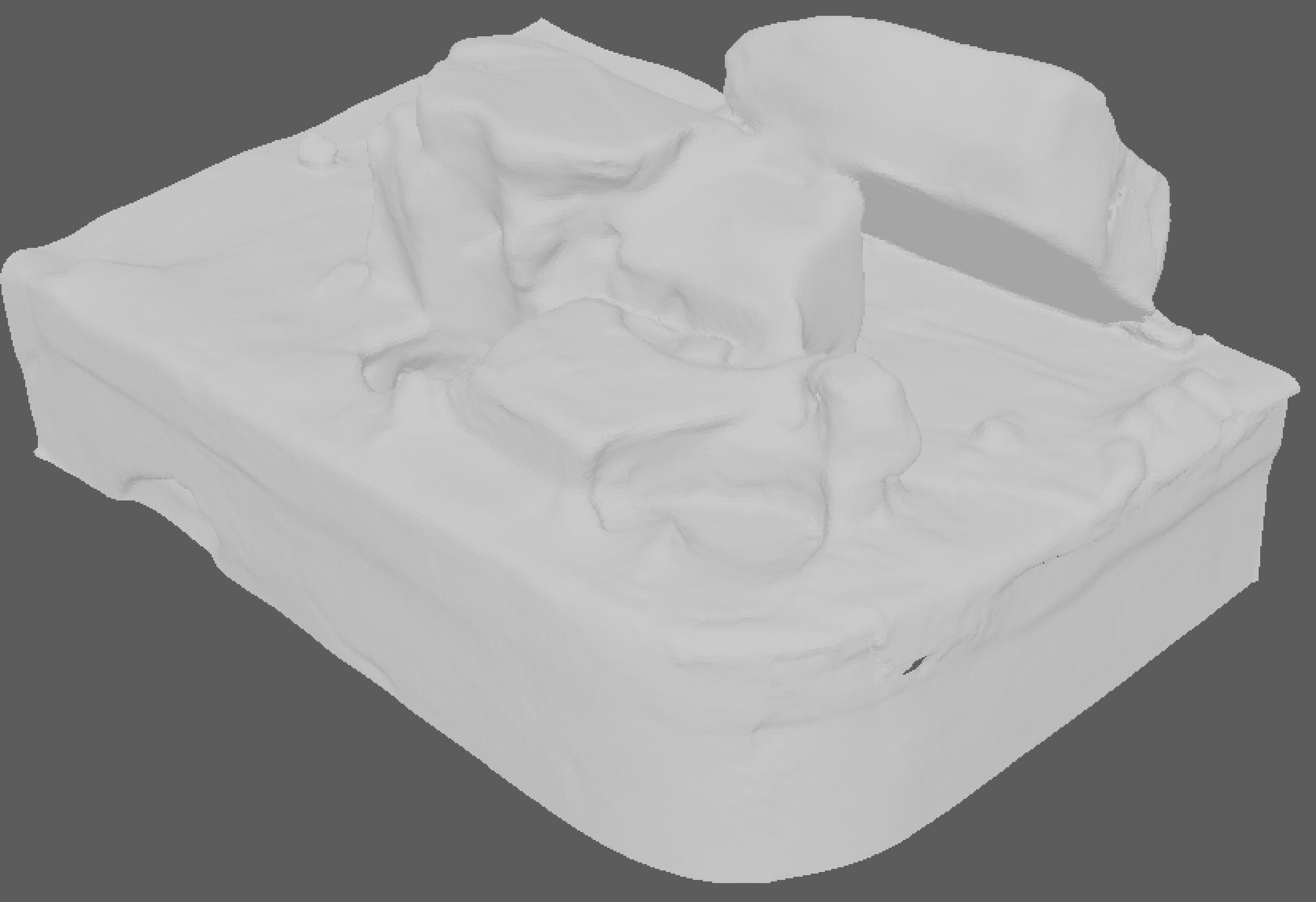 Ruined rocks 3D model_3