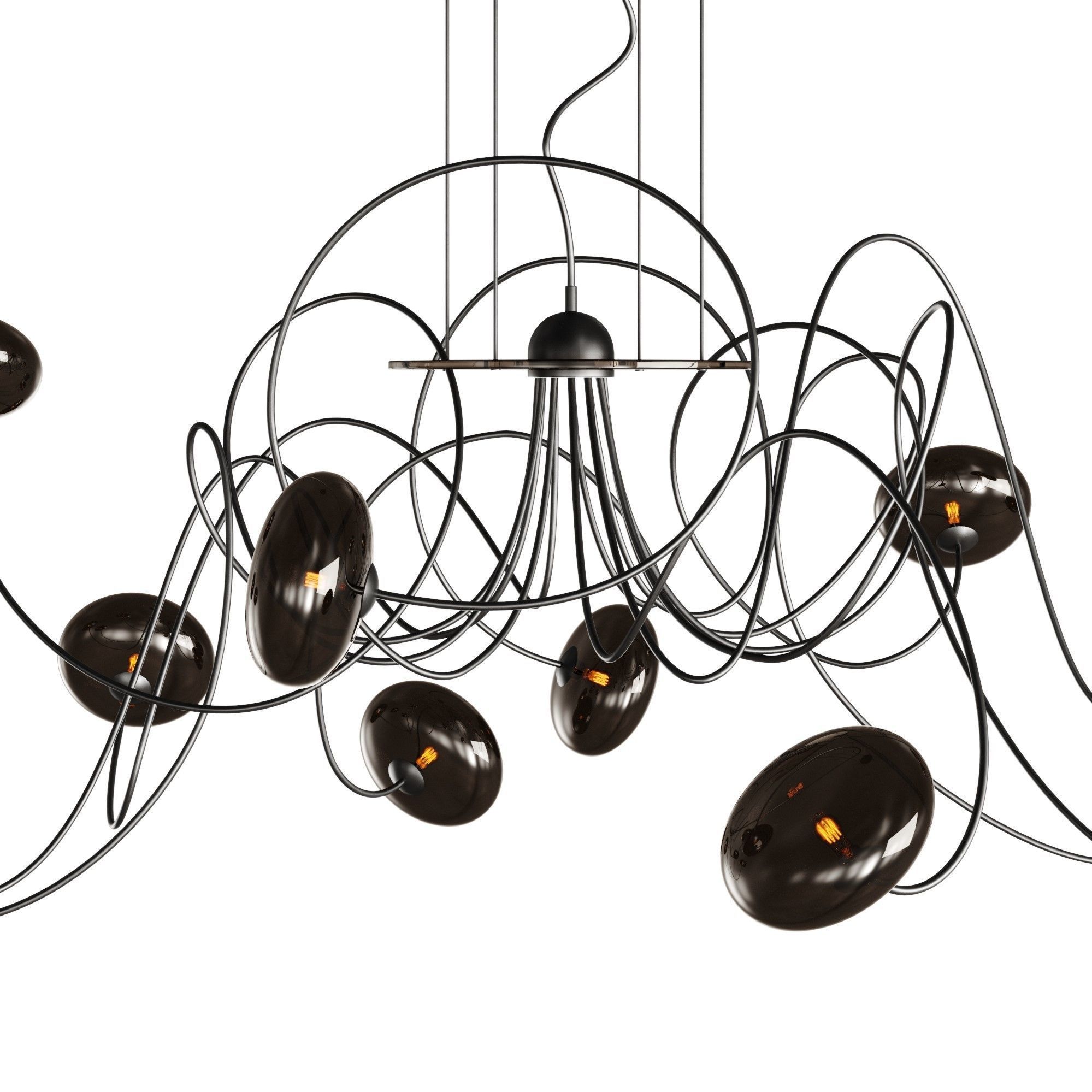 Cattelan Italia Oktopus 2023 Ceiling Lamp 3D model_3
