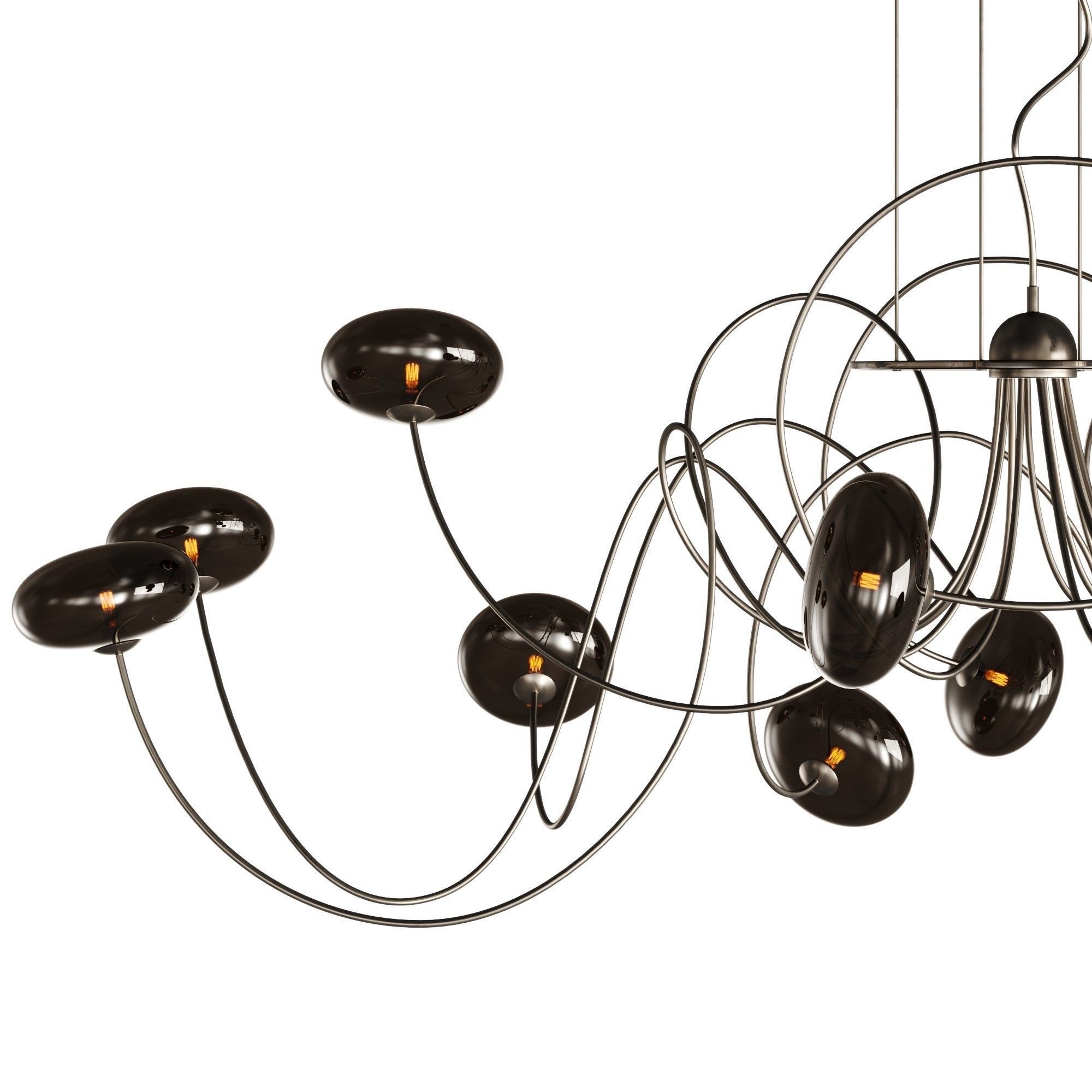 Cattelan Italia Oktopus 2023 Ceiling Lamp 3D model_2