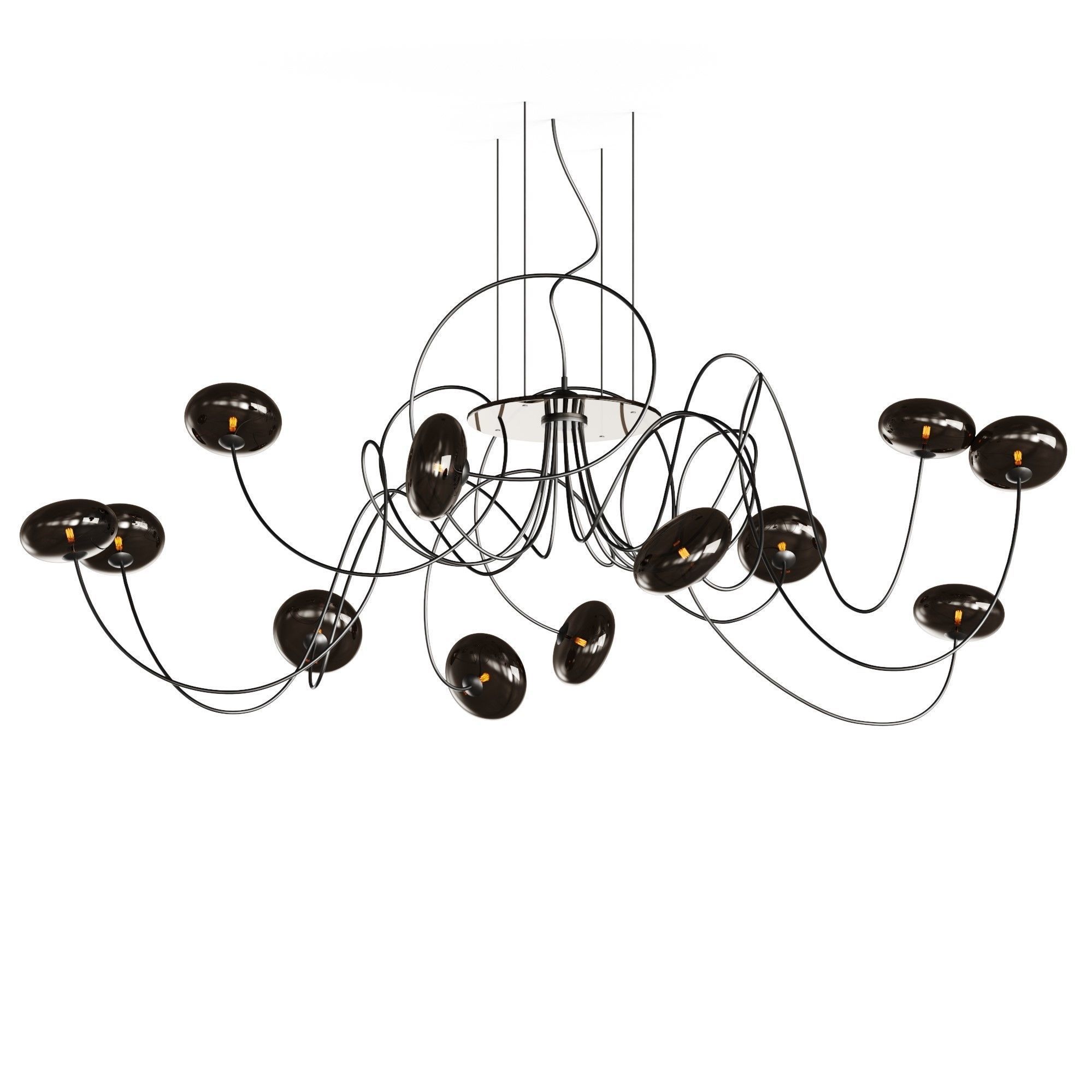 Cattelan Italia Oktopus 2023 Ceiling Lamp 3D model_1
