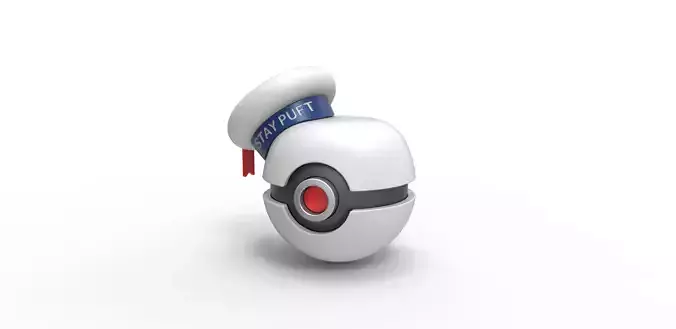 Marshmallow Man orb 3D print model