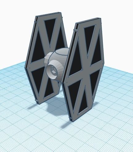 Tie Fighter Imperial Age   3D print model_2