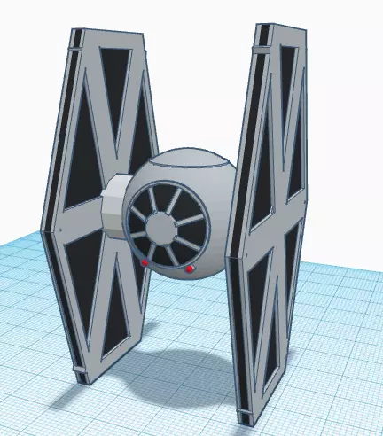 Tie Fighter Imperial Age   3D print model_0