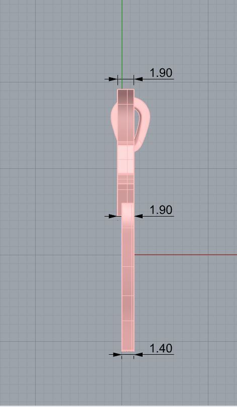 Heart pendant with Doctor style  fashion 3D print model_3