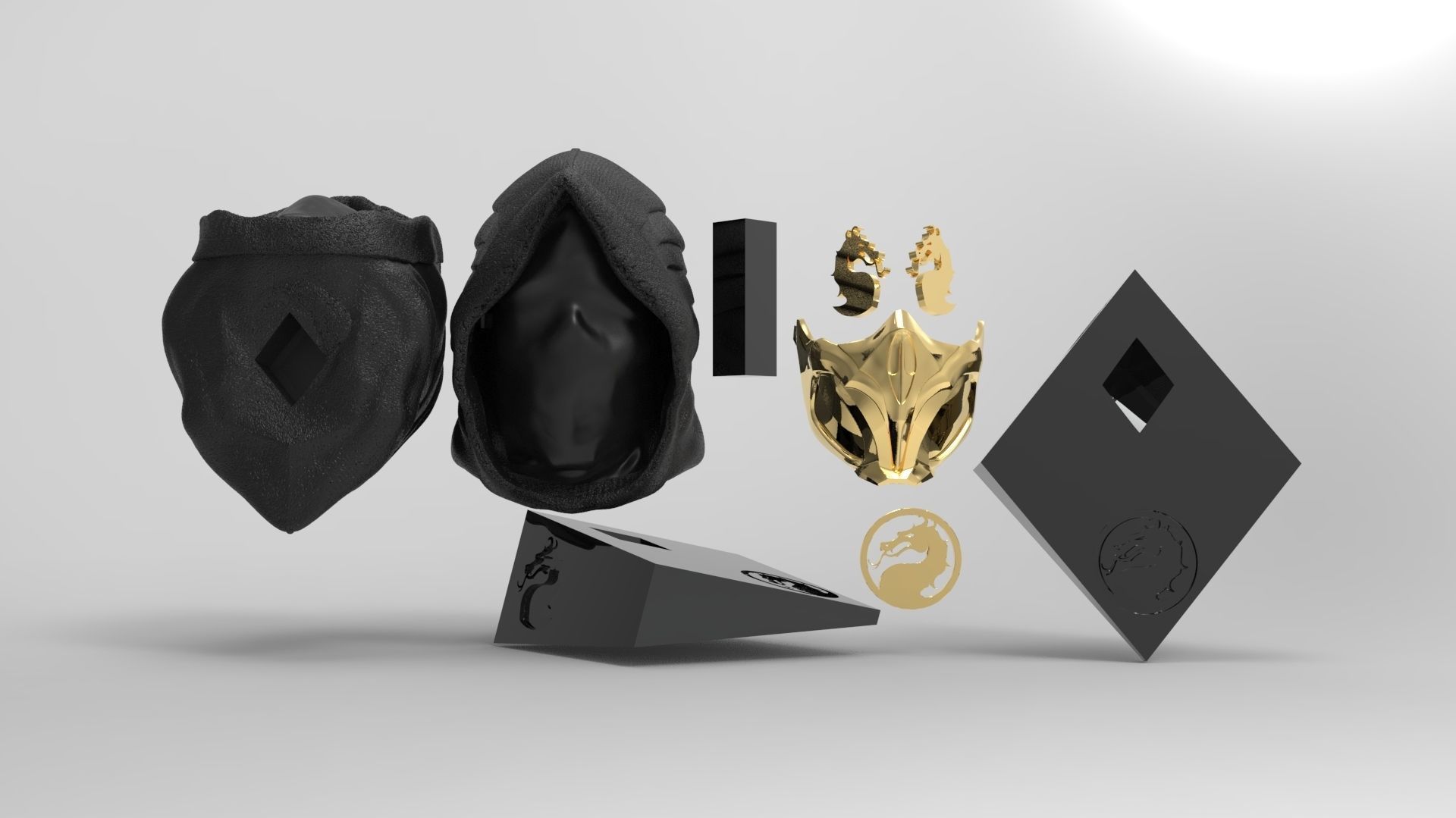 Scorpion mortal kombat 3D print model_3