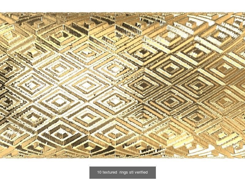 200 plus ring designs stl verified  3D Model Collection_159