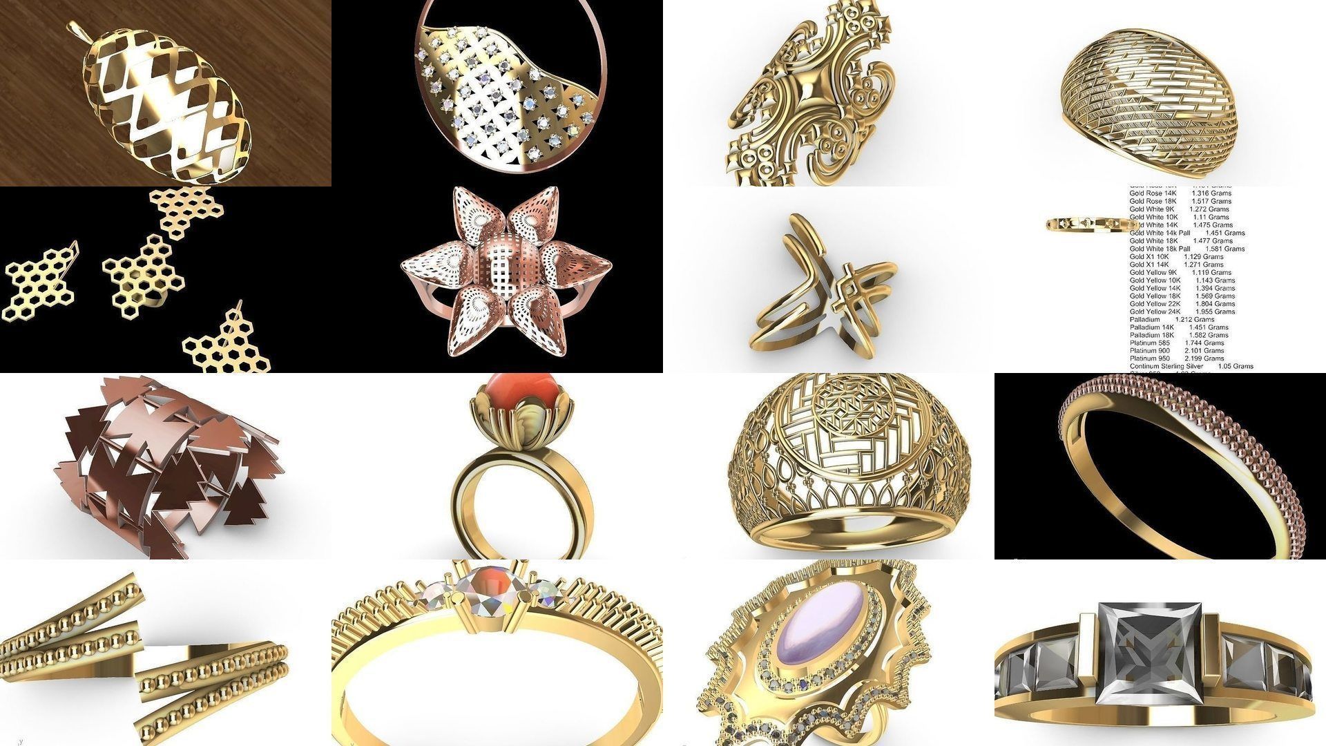 200 plus ring designs stl verified  3D Model Collection_85