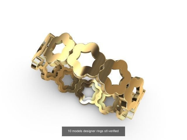 200 plus ring designs stl verified  3D Model Collection_243