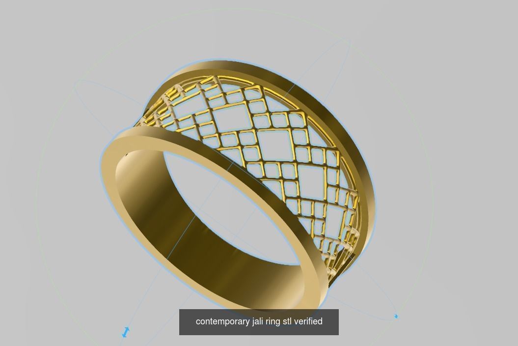 200 plus ring designs stl verified  3D Model Collection_175