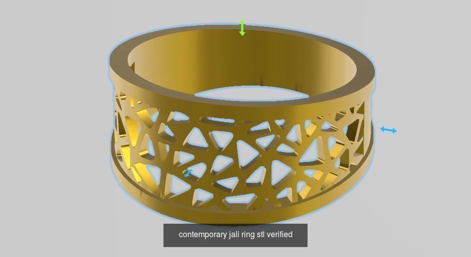 200 plus ring designs stl verified  3D Model Collection_178