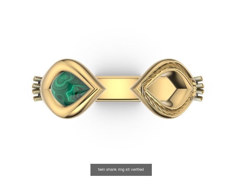 200 plus ring designs stl verified  3D Model Collection_184