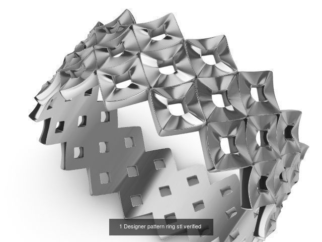 200 plus ring designs stl verified  3D Model Collection_241